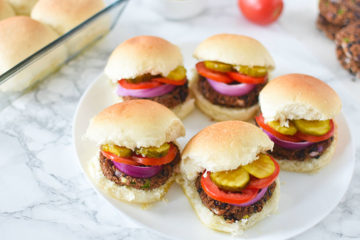 Black Bean Burger Sliders