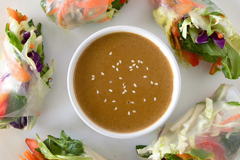 Easy Peanut Ginger Sauce