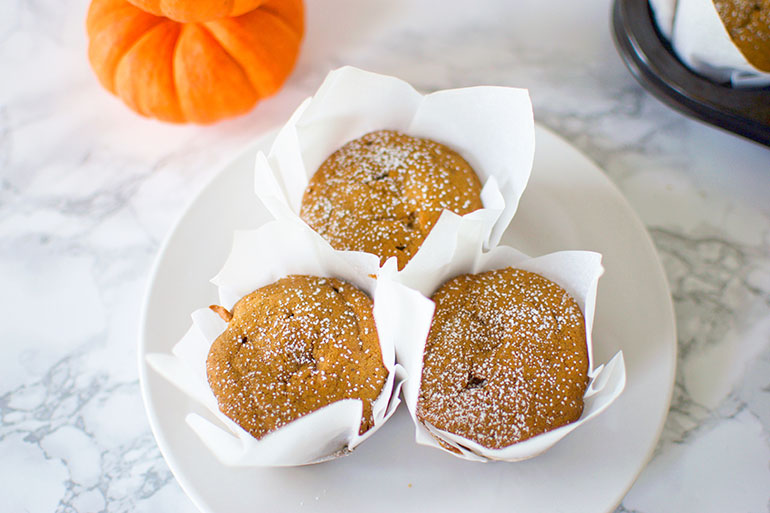 Easy Vegan Pumpkin Muffins