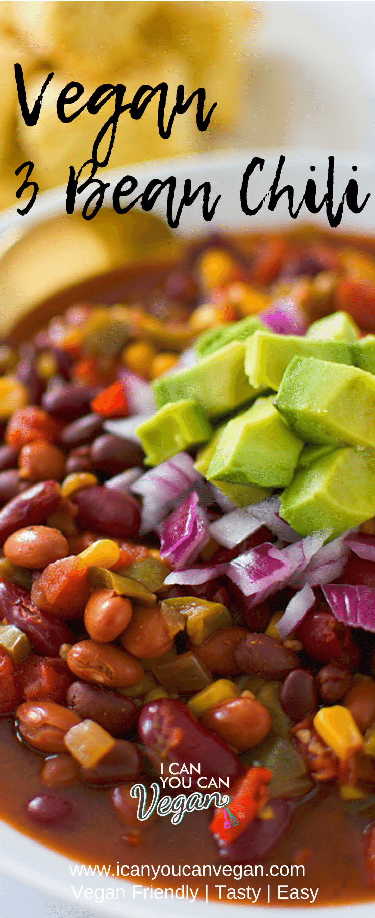 Slow Cooker 3 Bean Chili 