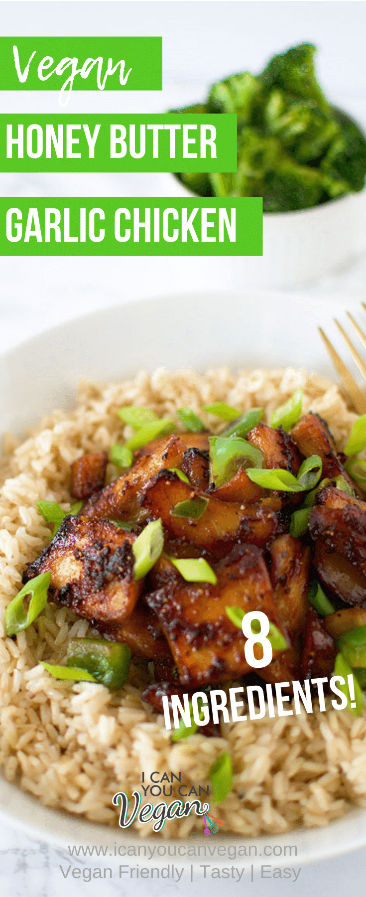 Vegan Honey Butter Garlic Chicken