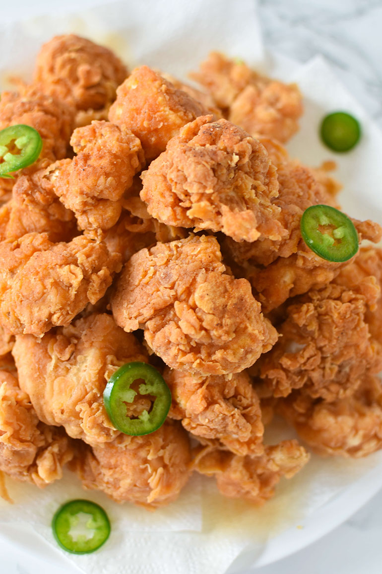 Spicy Chicken Fried Cauliflower