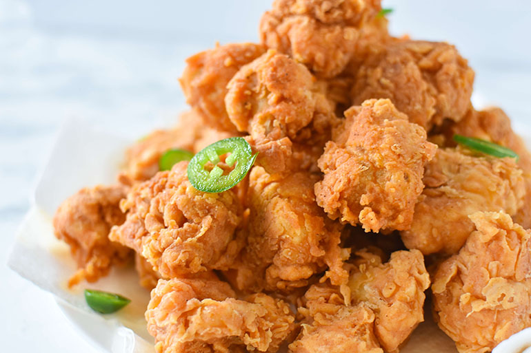 Spicy Chicken Fried Cauliflower