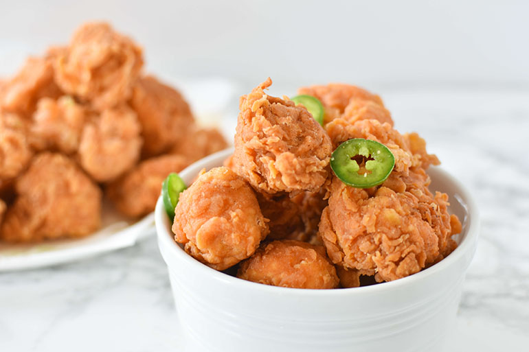 Spicy Chicken Fried Cauliflower