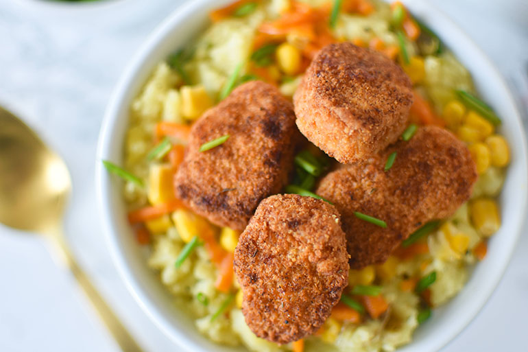 Easy Vegan KFC Famous Bowl