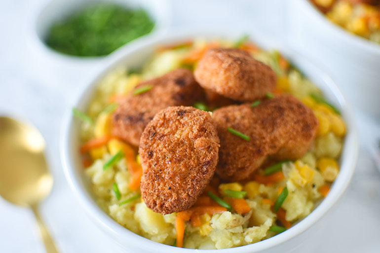 Vegan KFC Famous Bowl