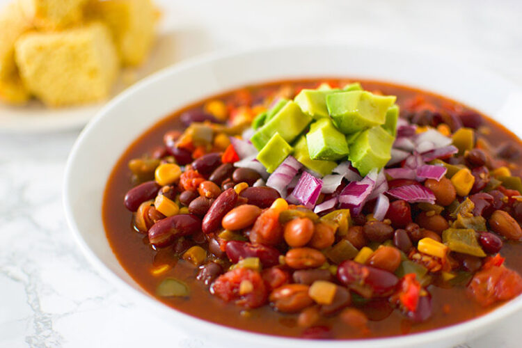 Slow Cooker 3 Bean Chili I Can You Can Vegan I Can You Can Vegan 3