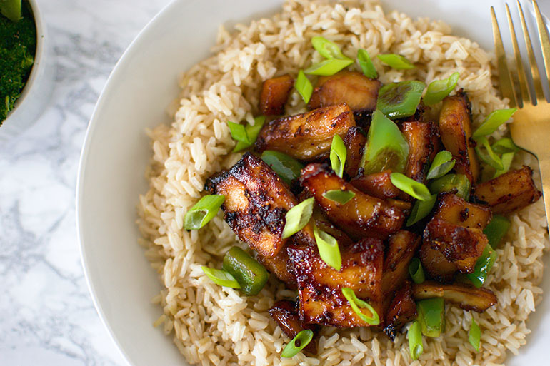 Vegan Honey Butter Garlic Chicken