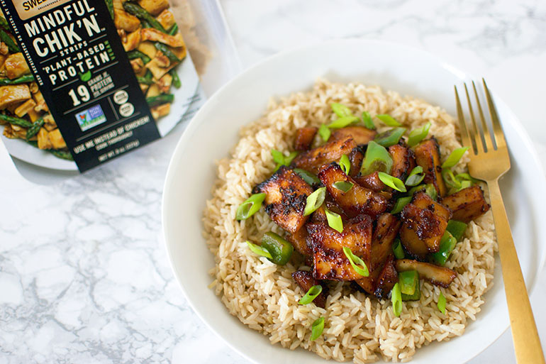 Vegan Honey Butter Garlic Chicken