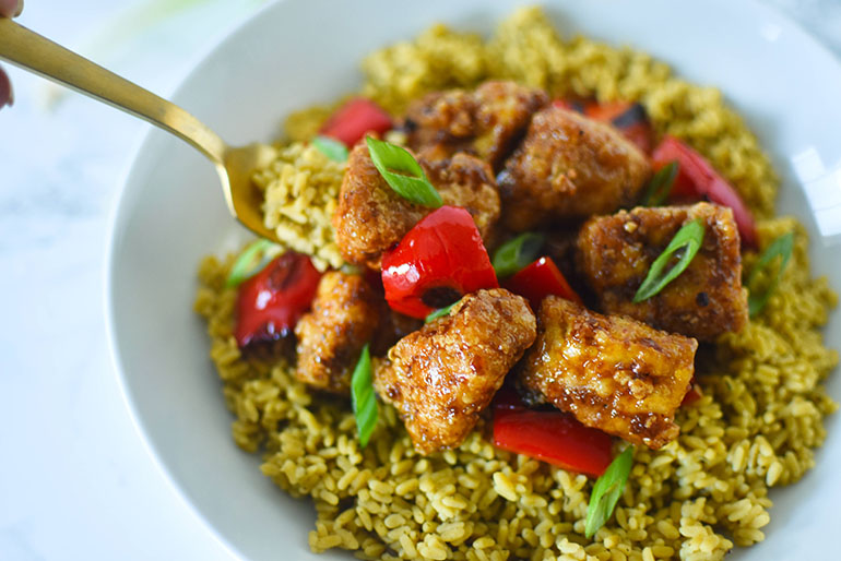 Chili Garlic Tofu