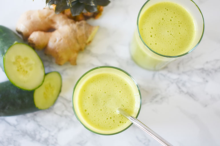 Cucumber Pineapple Juice