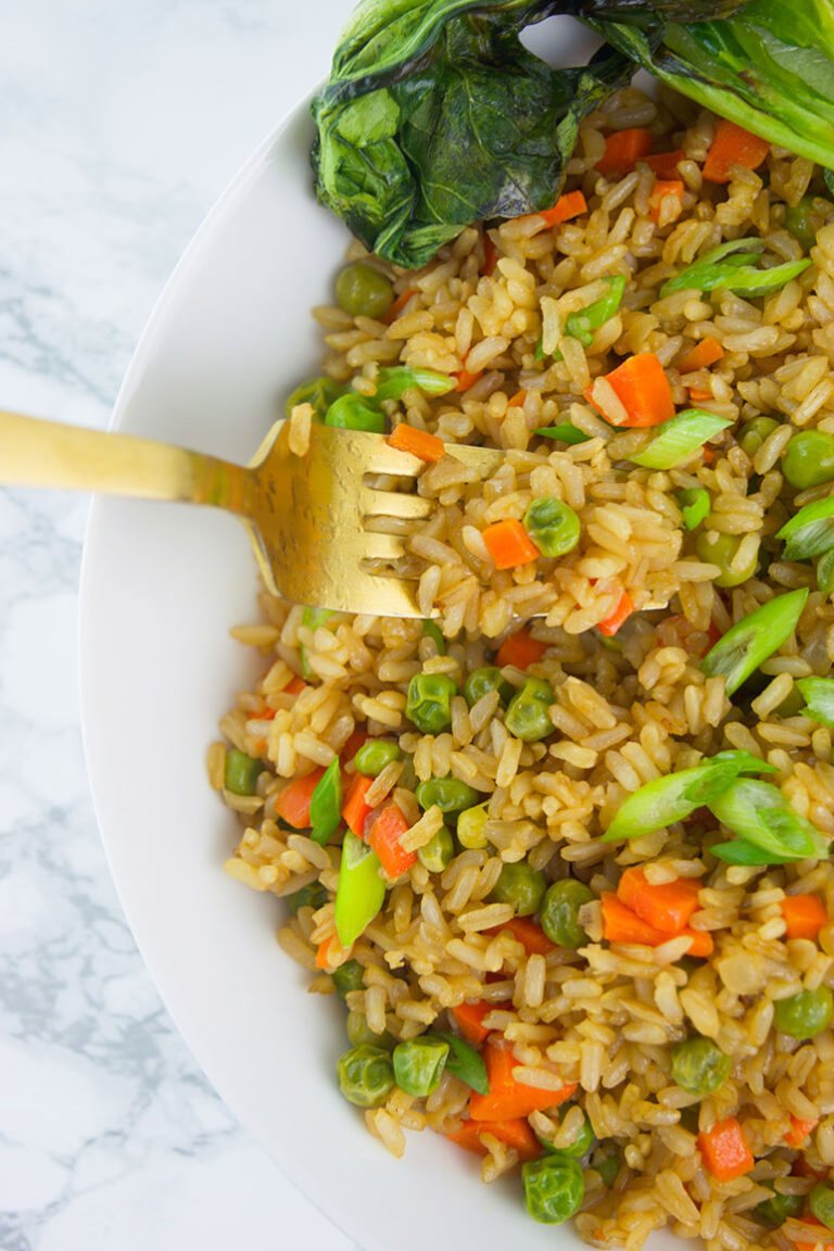 Easy Vegan Fried Rice I Can You Can Vegan ICanYouCanVegan Easy Vegan Fried Rice
