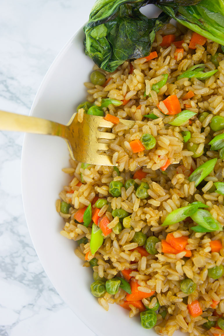 Easy Vegan Fried Rice