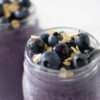 Vegan Blueberry Oatmeal Smoothie