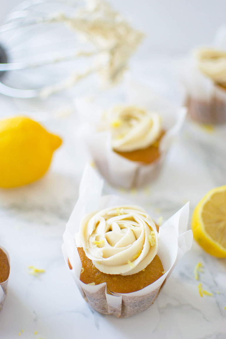 Vegan Lemon Cupcakes