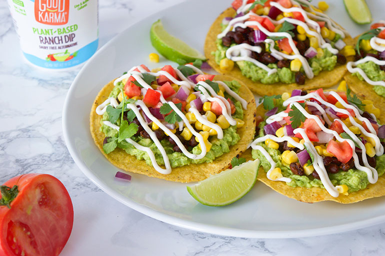 Black Bean Tostadas