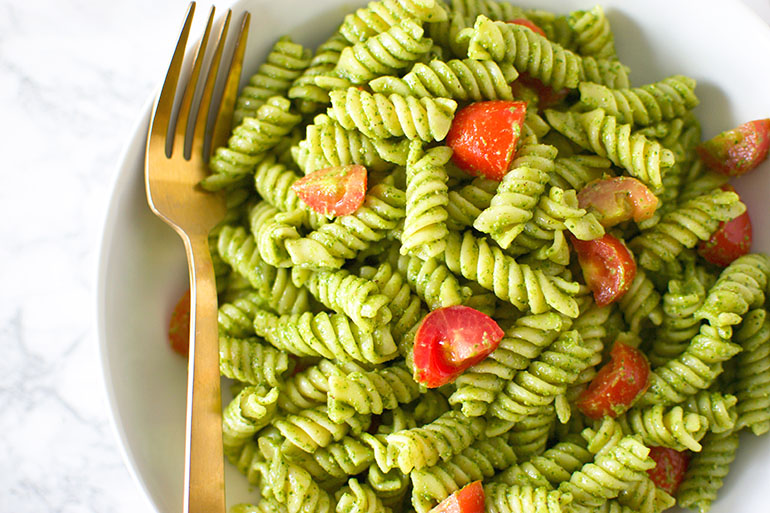 Spinach Pesto Pasta