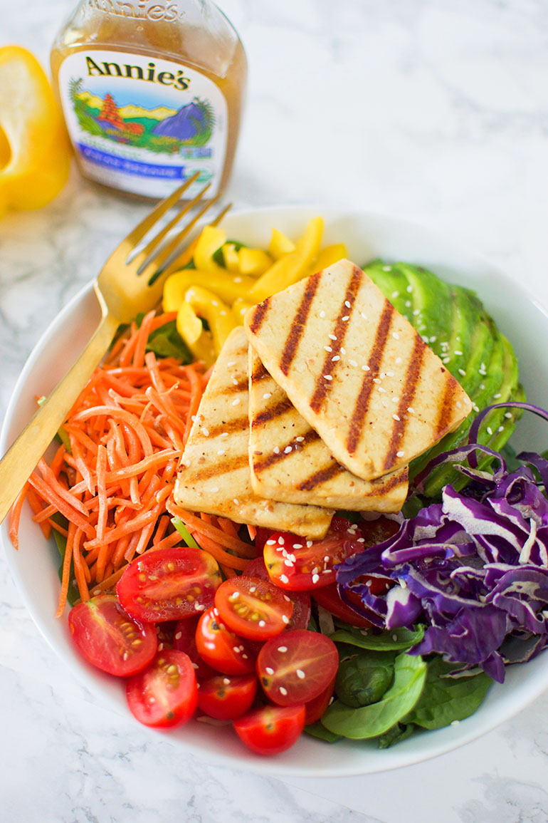 Grilled Tofu Salad