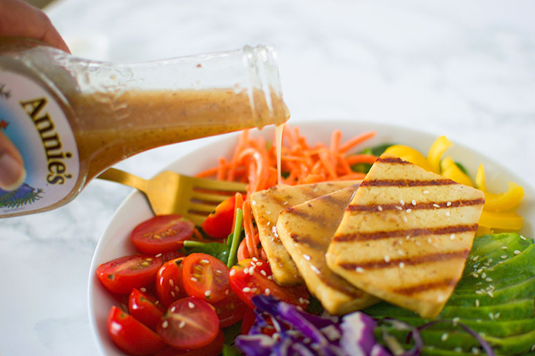 Grilled Tofu Salad