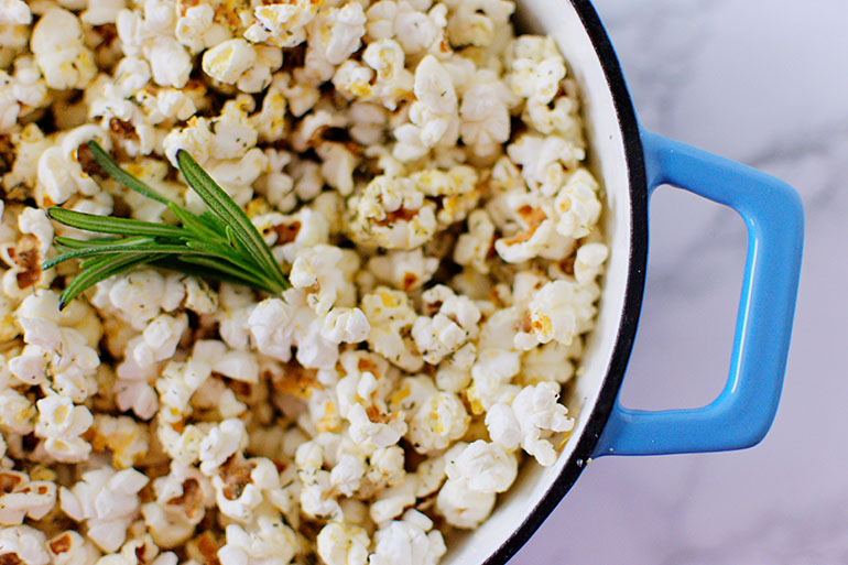 Parmesan+Herb Popcorn