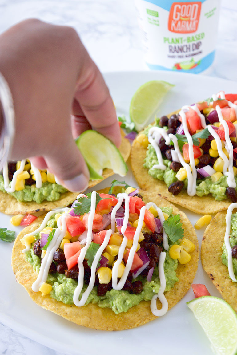 Black Bean Tostadas