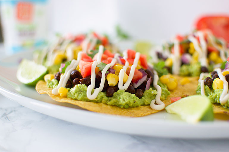 Black Bean Tostadas