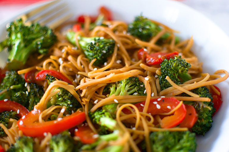 Sesame Garlic Noodles