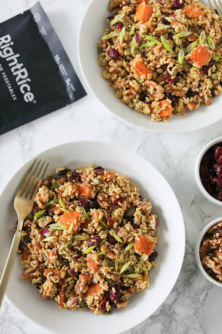 Roasted Butternut Squash and Cranberry Salad