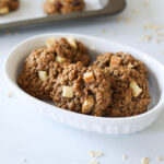 Vegan Apple Cinnamon Oatmeal Cookies