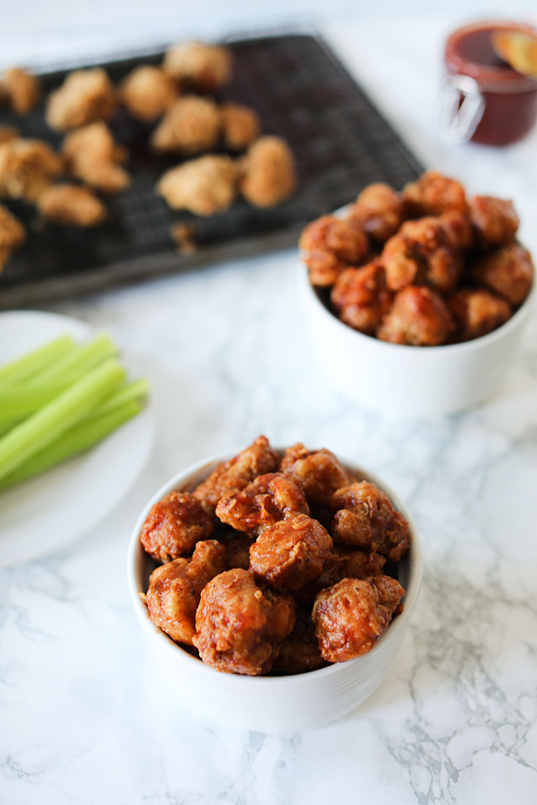 Vegan BBQ Cauliflower Wings