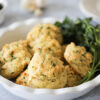 Easy Vegan Cheddar Bay Biscuits