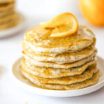 Vegan Lemon Poppy Seed Pancakes