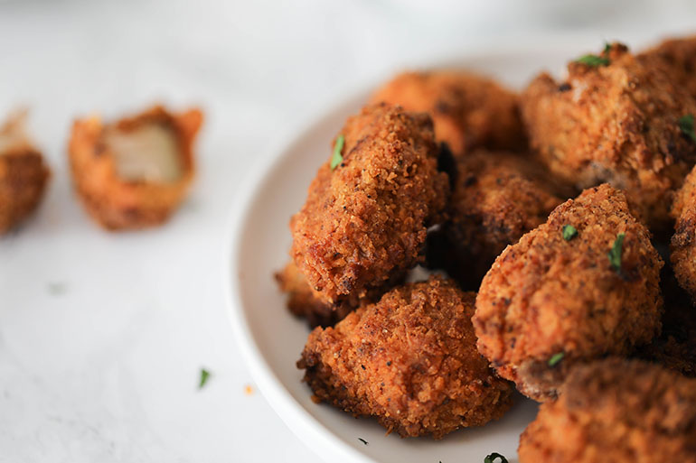 Spicy Chicken Fried Jackfruit (Air Fryer Recipe!) I Can You Can Vegan