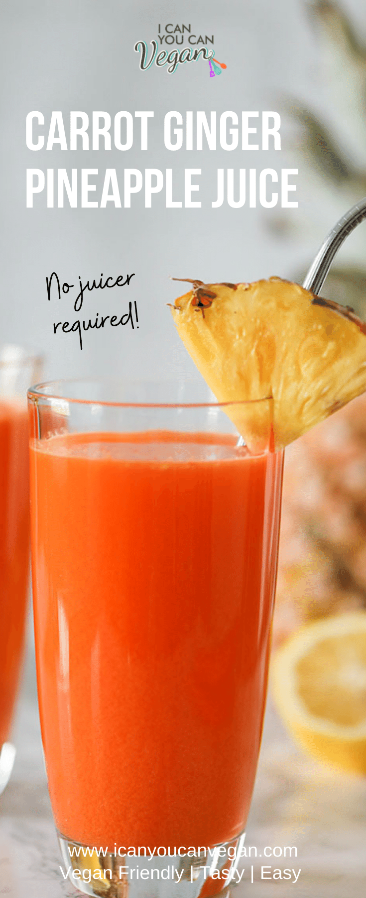 Carrot Ginger Pineapple Juice