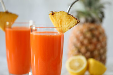 Carrot Ginger Pineapple Juice