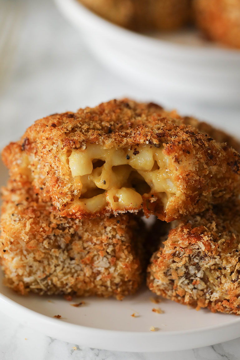 Air Fried Mac and Cheese Bites