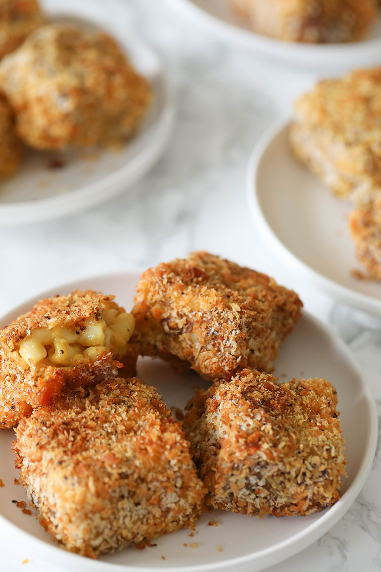 Air Fried Mac and Cheese Bites