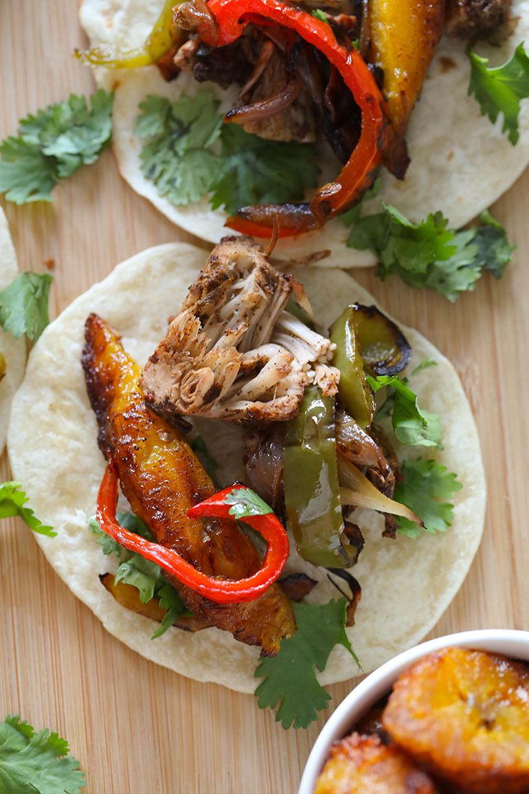 Easy Jerk Jackfruit Tacos