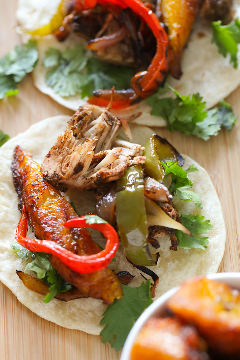 Easy Jerk Jackfruit Tacos