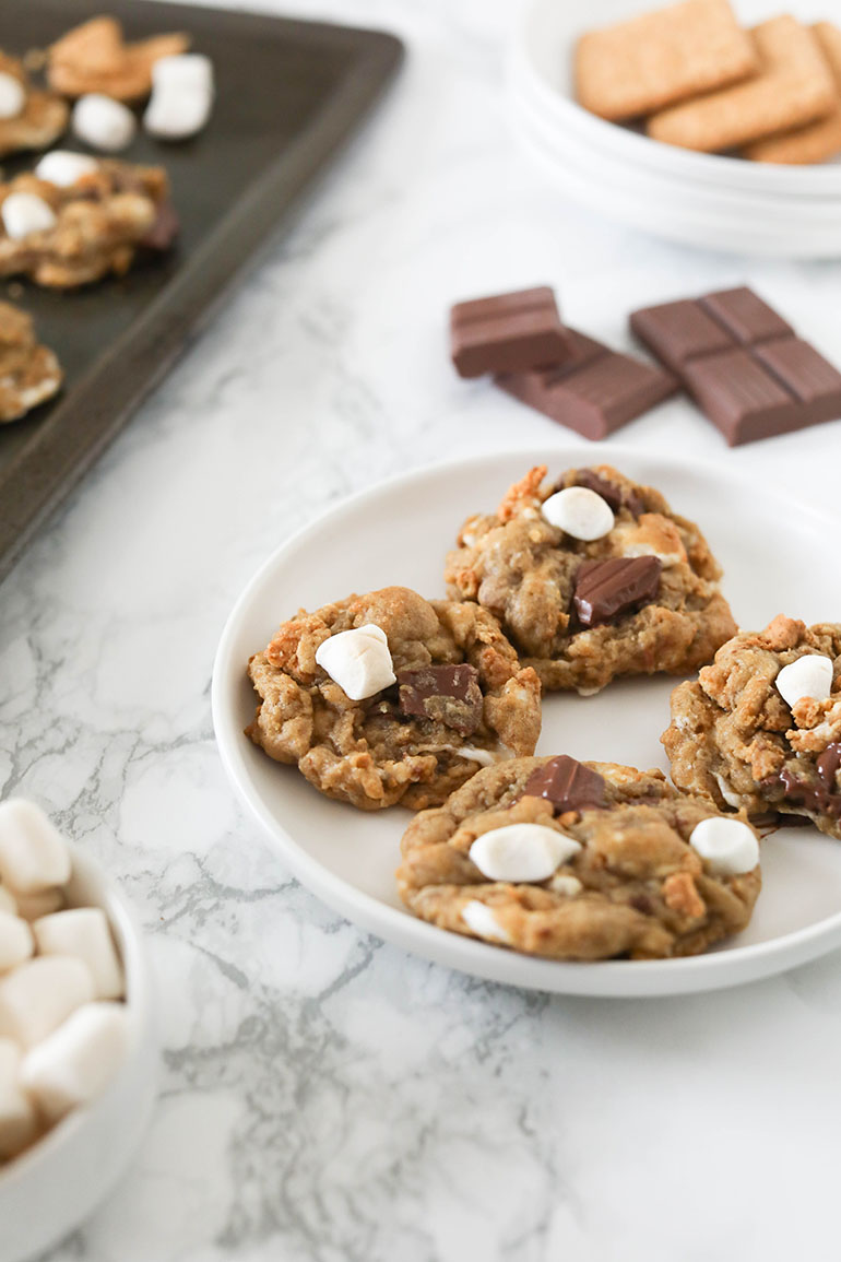 Vegan S'mores Cookies