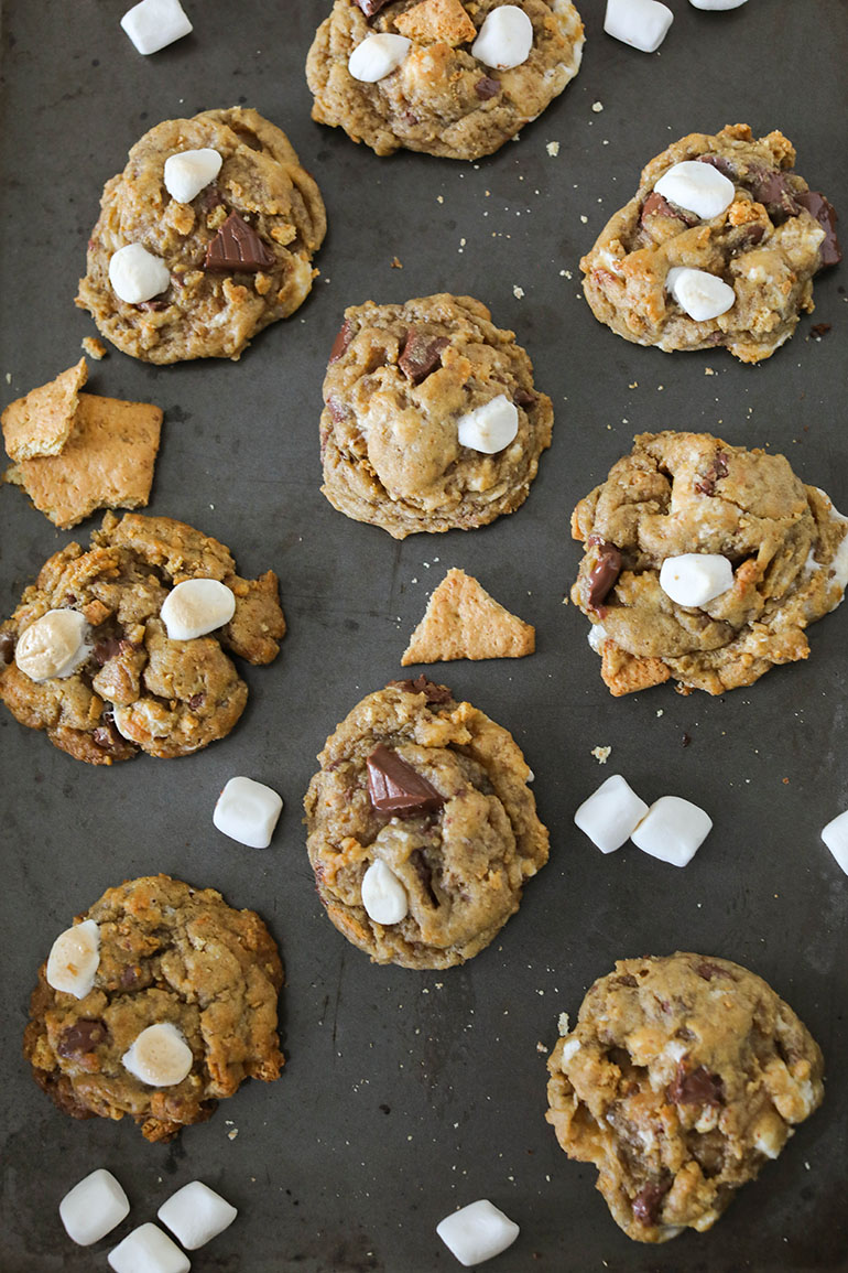 Vegan S'mores Cookies