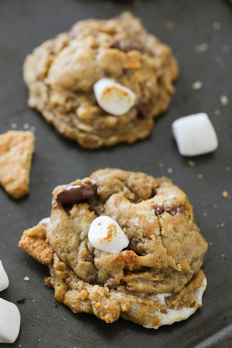 Vegan S'mores Cookies