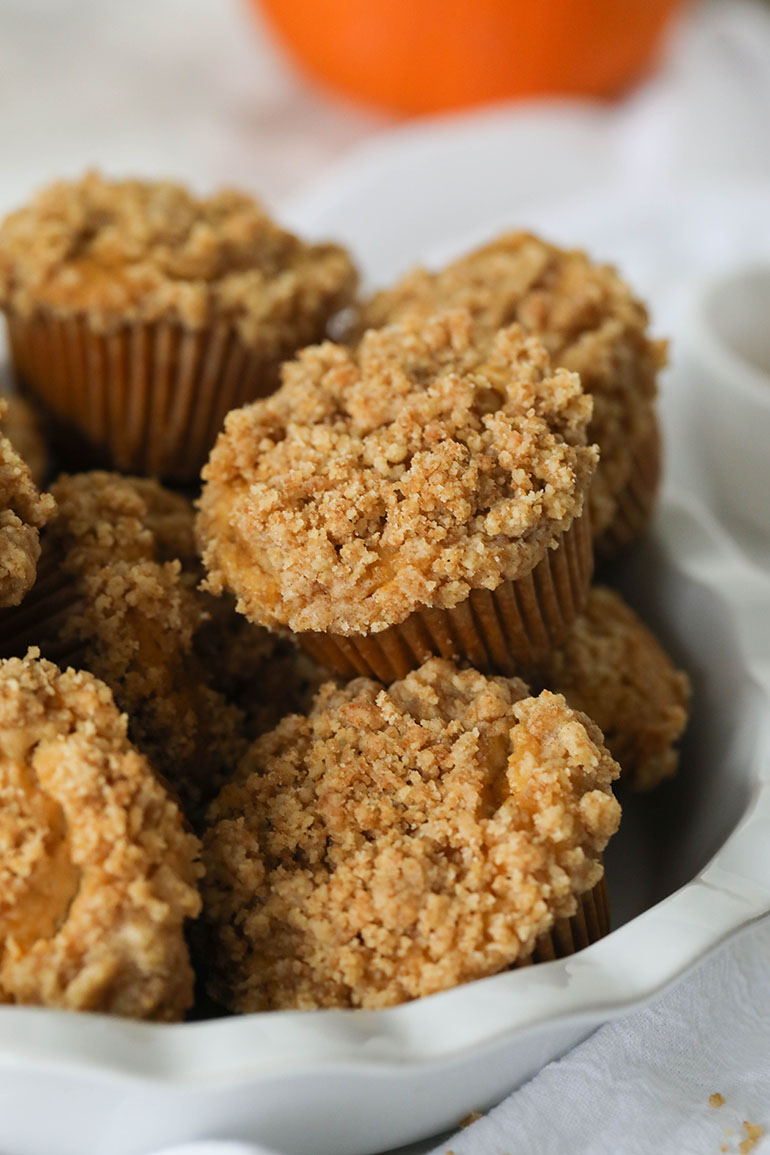 Vegan Cream Cheese Pumpkin Muffins