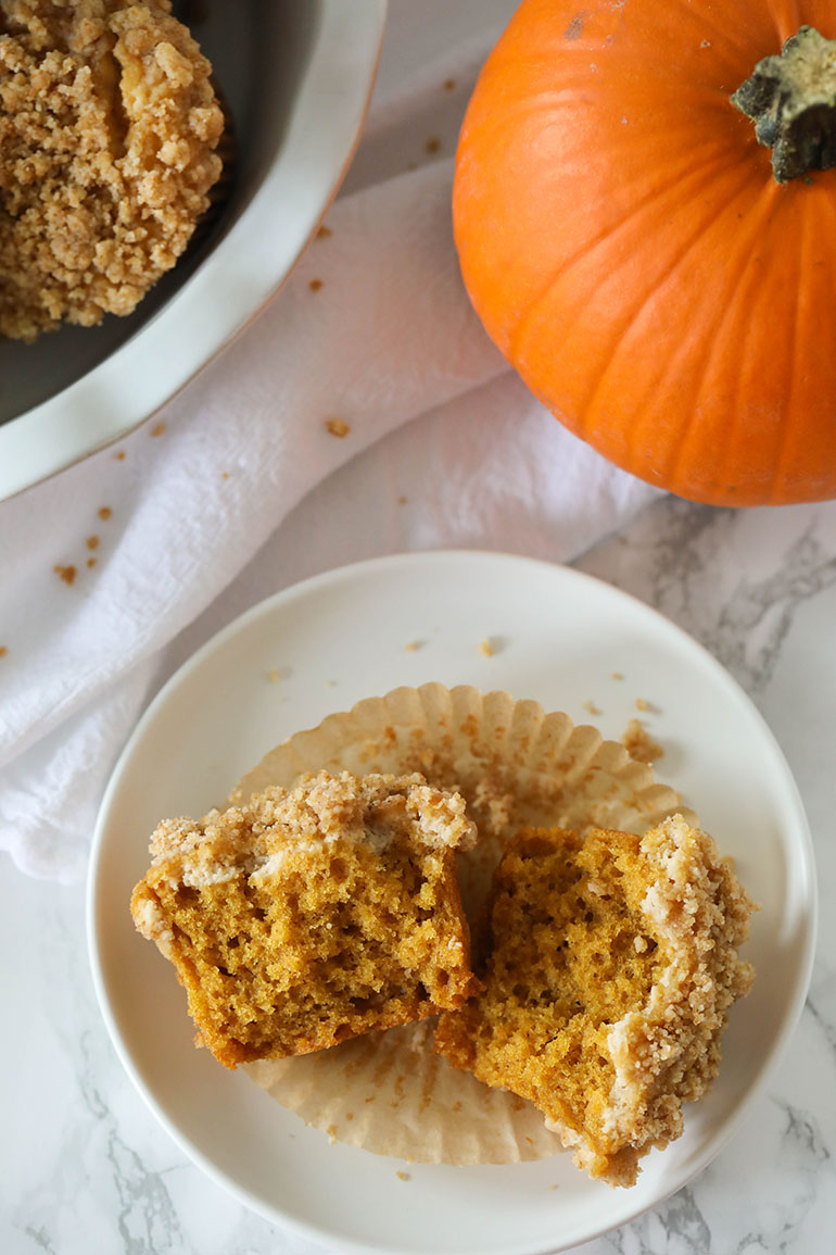 Vegan Cream Cheese Pumpkin Muffins