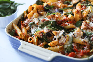 Roasted Vegetable Baked Penne Pasta