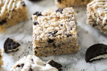 Vegan Oreo Rice Crispy Treats