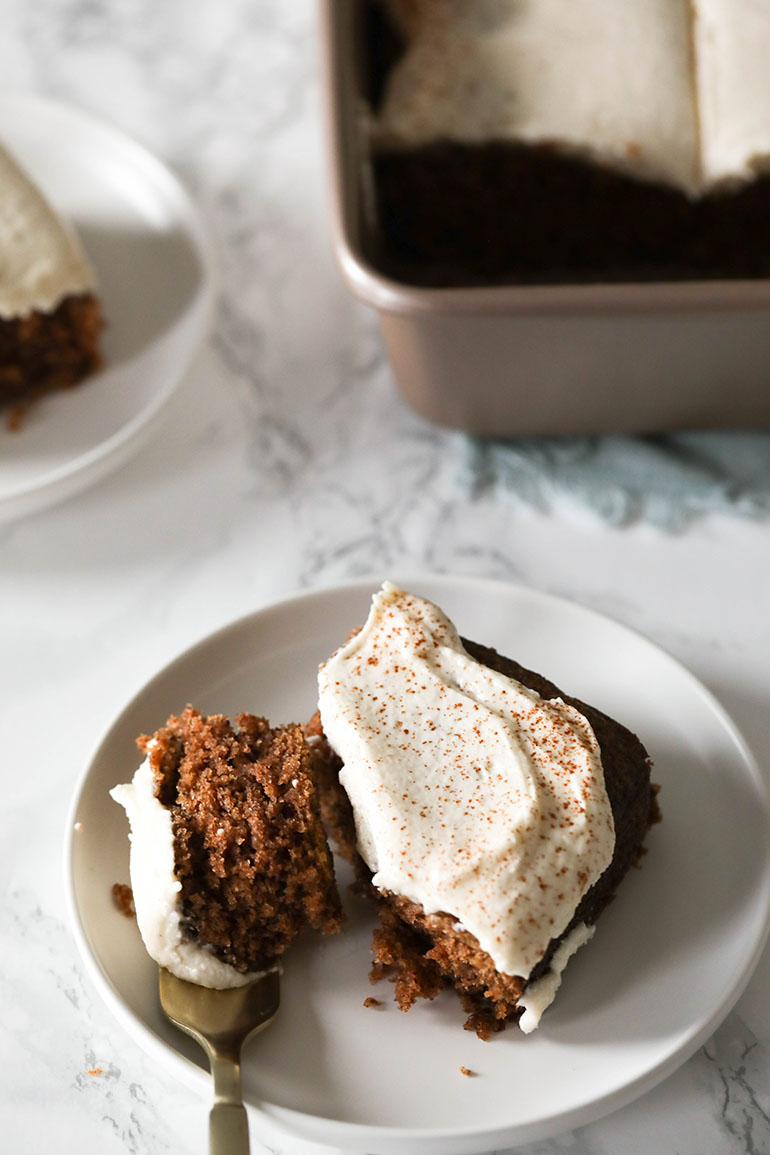 Easy Vegan Spiced Sheet Cake