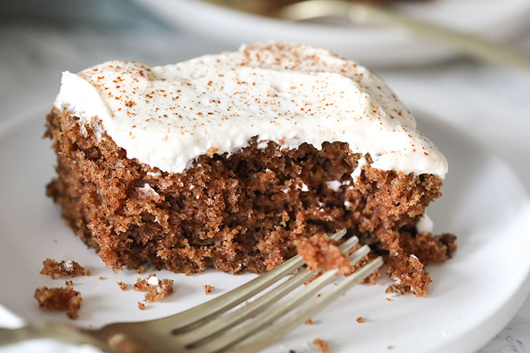 Easy Vegan Spiced Sheet Cake