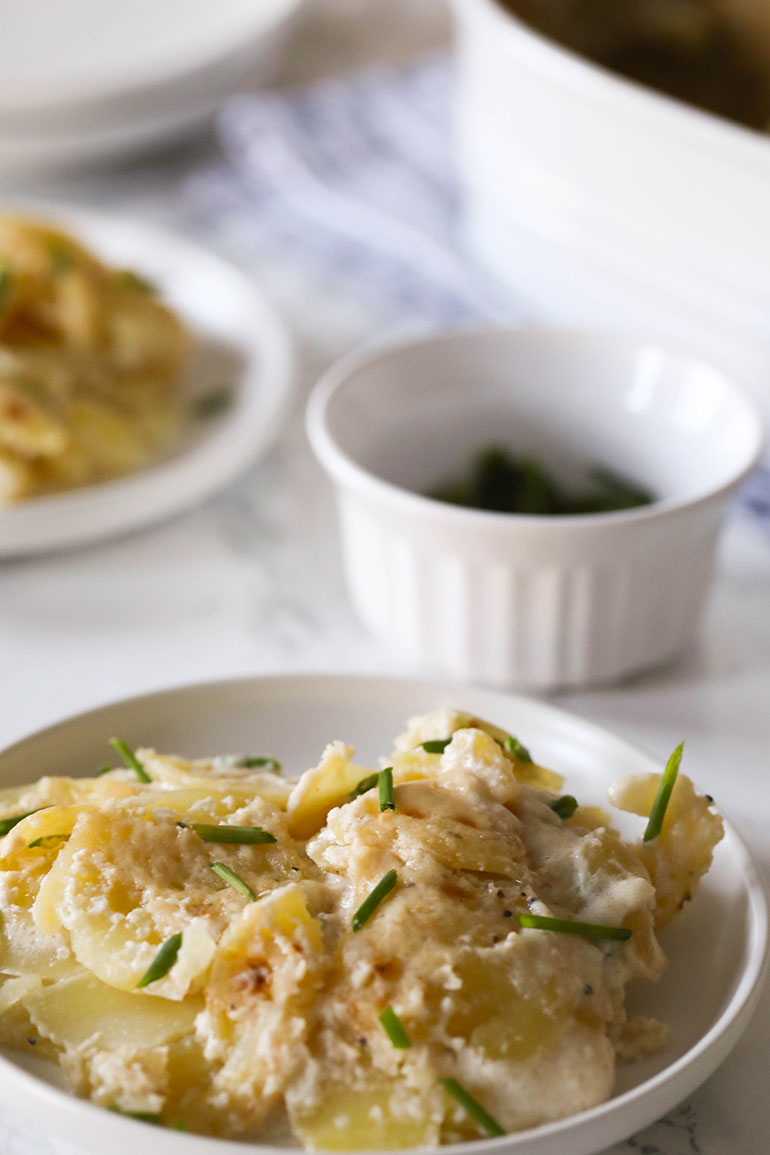 Easy Vegan Scalloped Potatoes