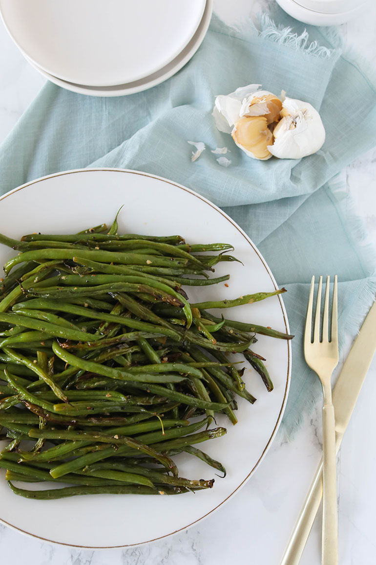 Easy Vegan Air Fried Green Beans